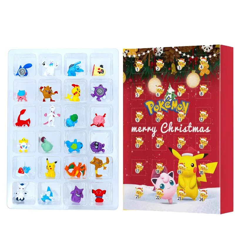 24 figurki Pokémon i kalendarz adwentowy