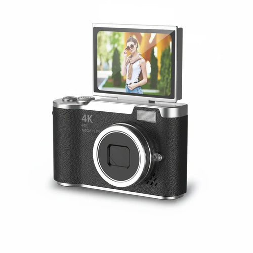 Aparat cyfrowy 4K z obrotowym ekranem 48 MP i 8-krotnym zoomem