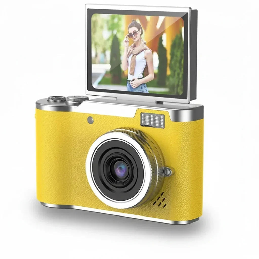 Aparat cyfrowy 4K z obrotowym ekranem 48 MP i 8-krotnym zoomem