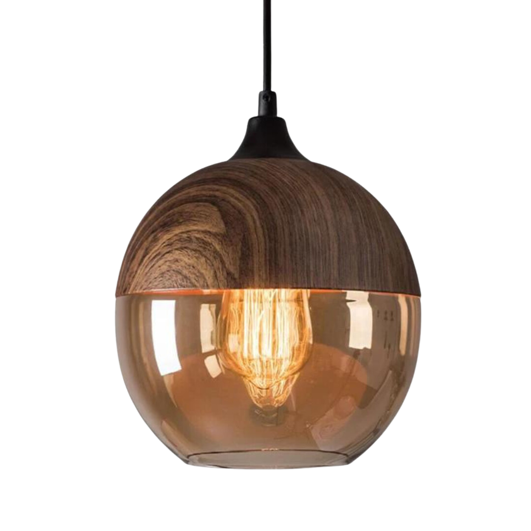 Arven – skandynawska drewniana lampa wisząca w ponadczasowym nordyckim designie z ciepłym światłem