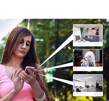 Bezprzewodowa kamera wifi 1080p z aplikacją i noktowizorem