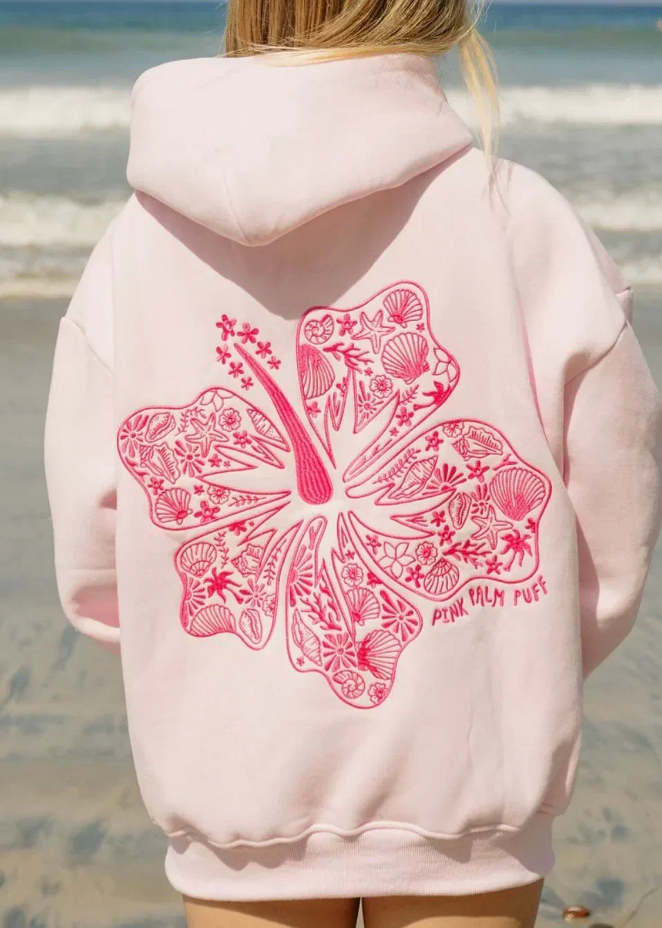 Bluza z kapturem oversize z tropikalnym nadrukiem – wygodna odzież streetwear