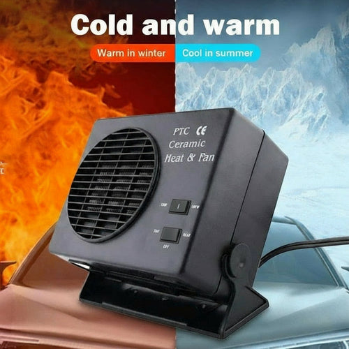 Ceramiczny grzejnik samochodowy 12 V | 150 W–300 W | przenośny odmrażacz z automatycznym termostatem