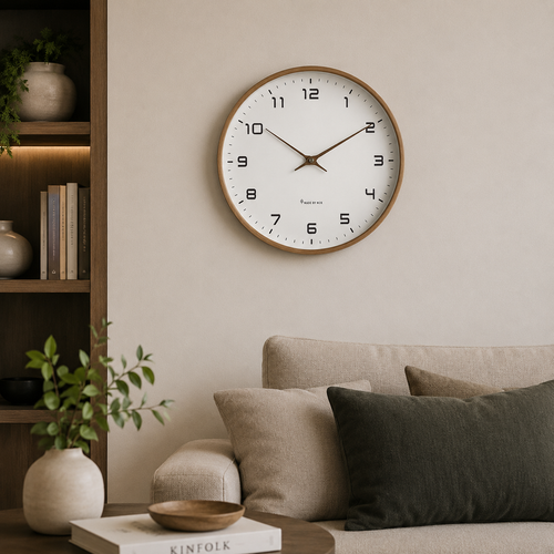CLOCKVAULT – skandynawski zegar ścienny do eleganckiego wnętrza