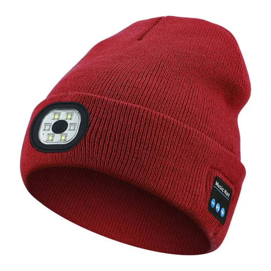 Czapka Bluetooth 3 w 1 z lampką LED