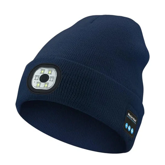 Czapka Bluetooth 3 w 1 z lampką LED