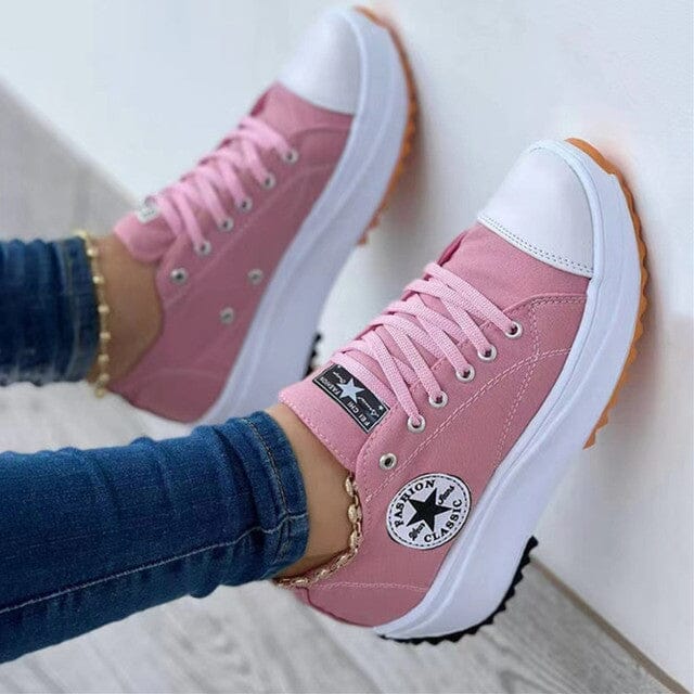 Damskie ortopedyczne sneakersy na platformie