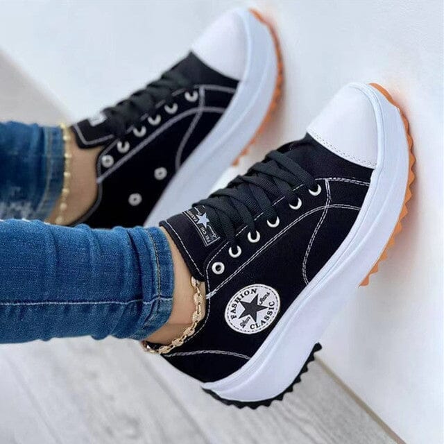 Damskie ortopedyczne sneakersy na platformie