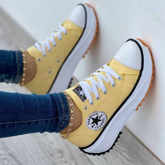 Damskie ortopedyczne sneakersy na platformie