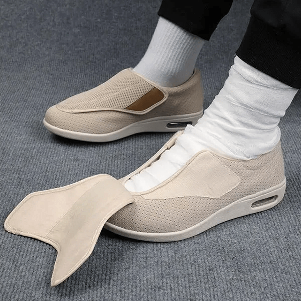 Ekstra szerokie buty dla diabetyków z pianką memory foam – odciążające i wygodne