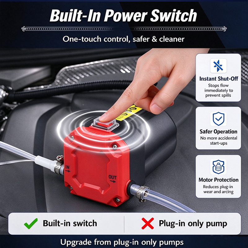 Elektryczna pompa do oleju samochodowego 12 V/24 V
