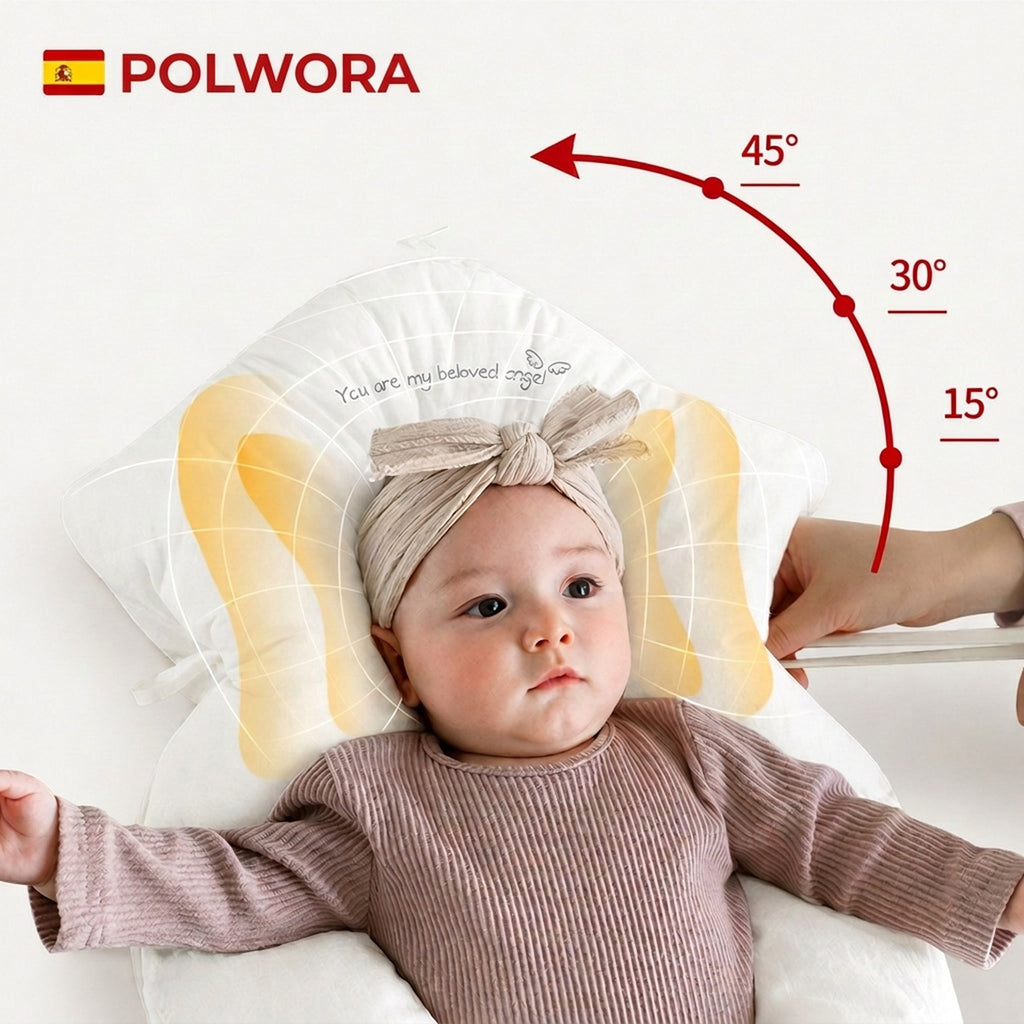 Ergonomiczna poduszka do spania dla niemowląt
