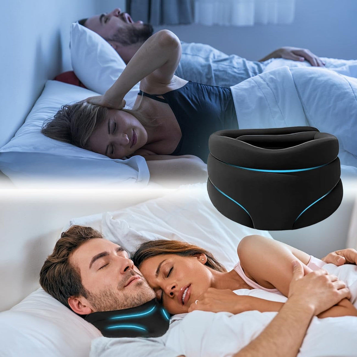 Ergonomiczna poduszka unisex do snu bez chrapania