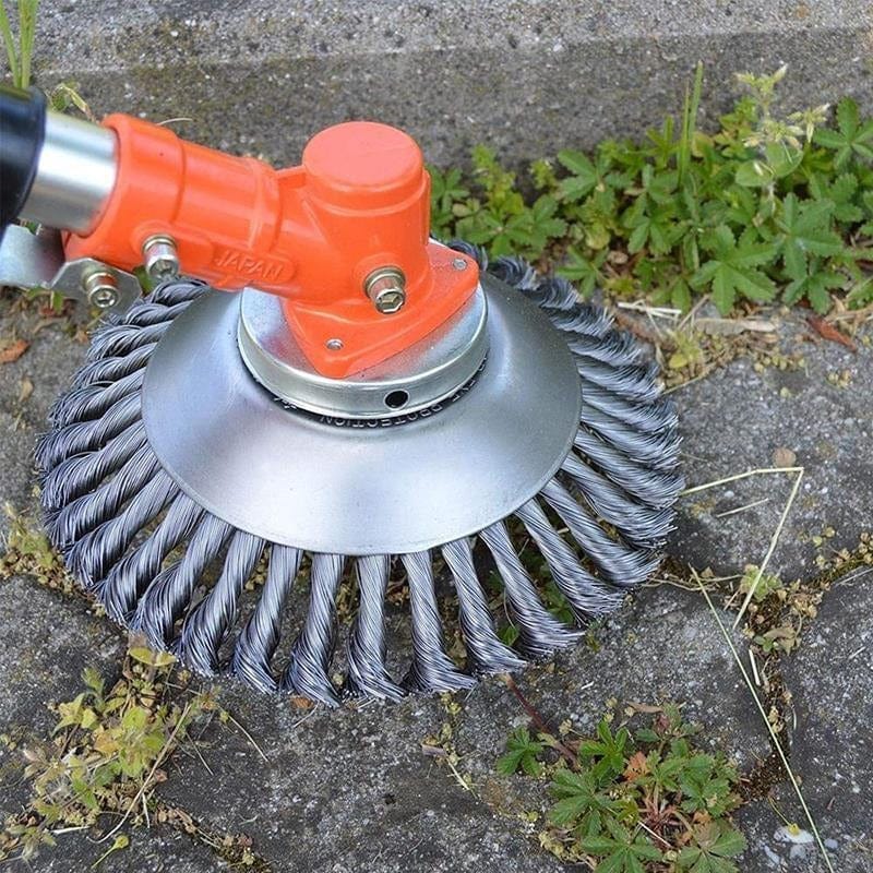 Głowica do podkaszarki ze stali węglowej | 36 metalowych główek tnie chwasty aż do korzenia | Pasuje do wszystkich stand