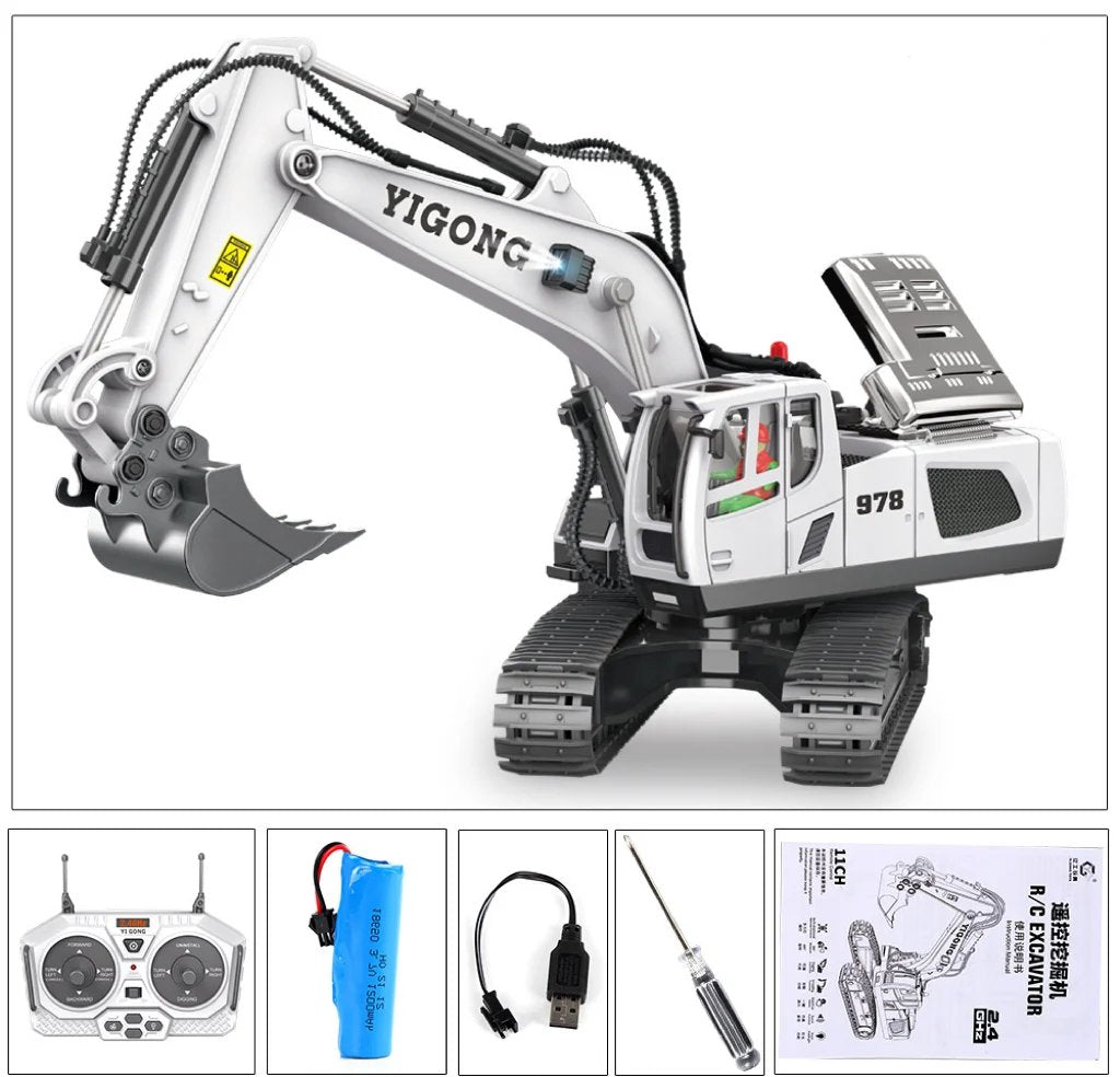 Hydrauliczna koparka Full Metal Graver G308H 1/14 RTR