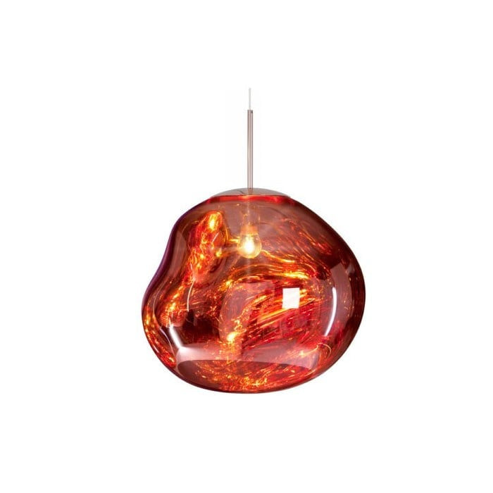 Jessamy – wisząca lampa kula z akrylu z lustrzanym wykończeniem do jadalni i kuchni