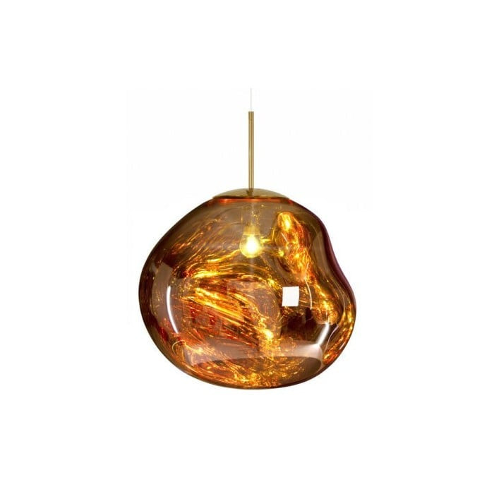 Jessamy – wisząca lampa kula z akrylu z lustrzanym wykończeniem do jadalni i kuchni