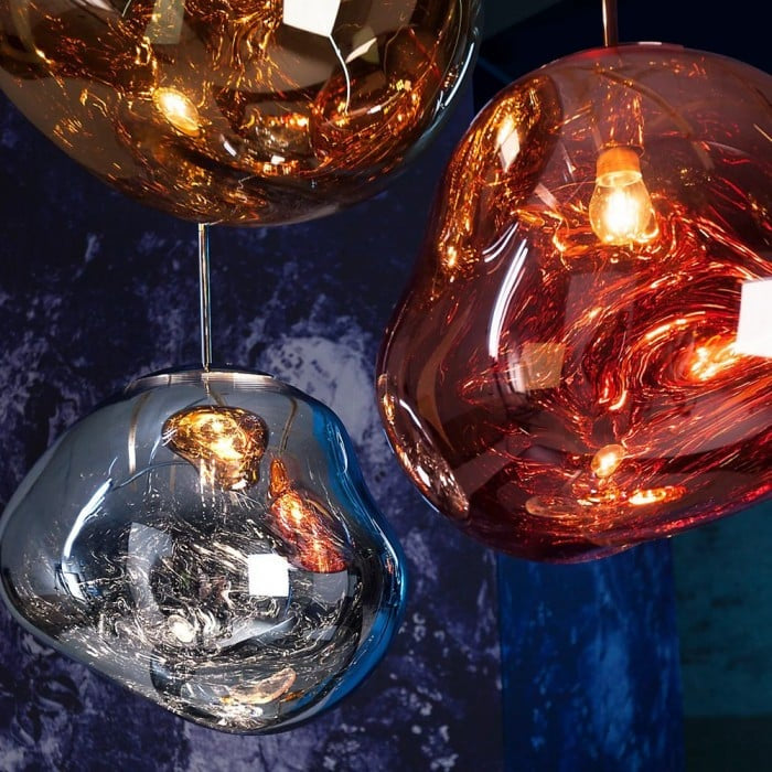Jessamy – wisząca lampa kula z akrylu z lustrzanym wykończeniem do jadalni i kuchni