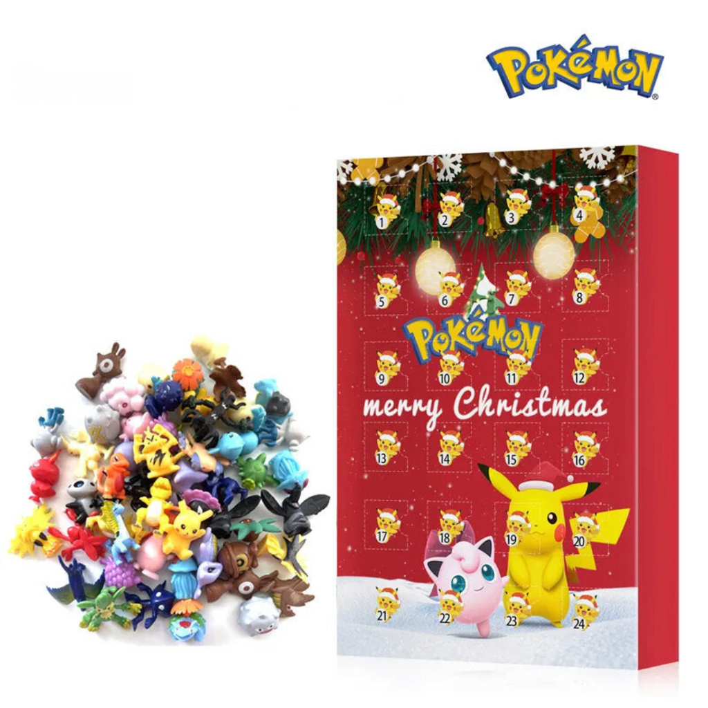 Kalendarz adwentowy Pokémon 2026 — 24 niespodzianki w postaci figurek 3D