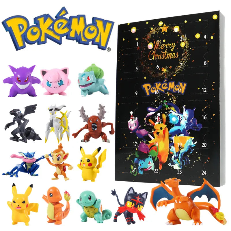 Kalendarz adwentowy Pokémon 2026 — 24 niespodzianki w postaci figurek 3D