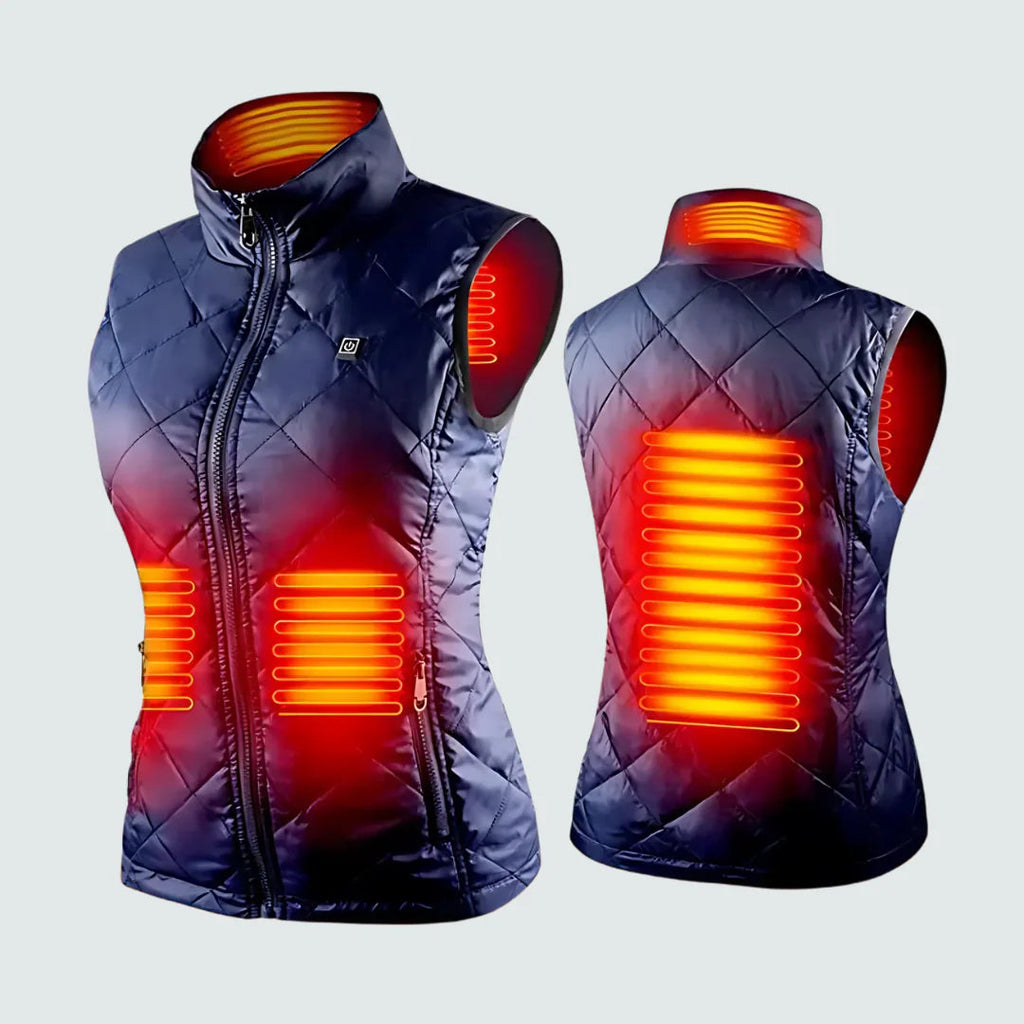 Kamizelka grzewcza damska Polwora X – 3 poziomy temperatury 45–65 °C
