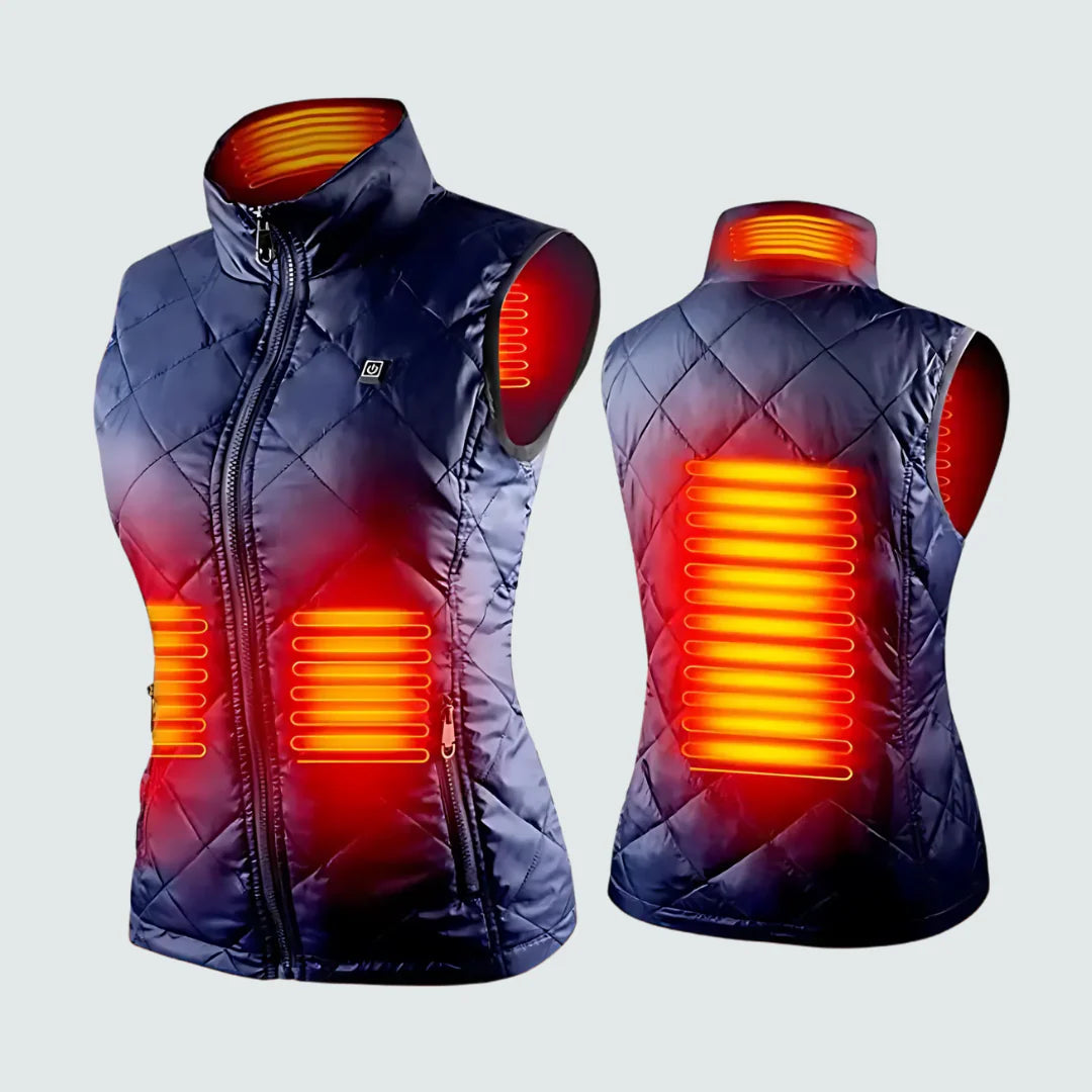Kamizelka grzewcza damska Polwora X – 3 poziomy temperatury 45–65 °C