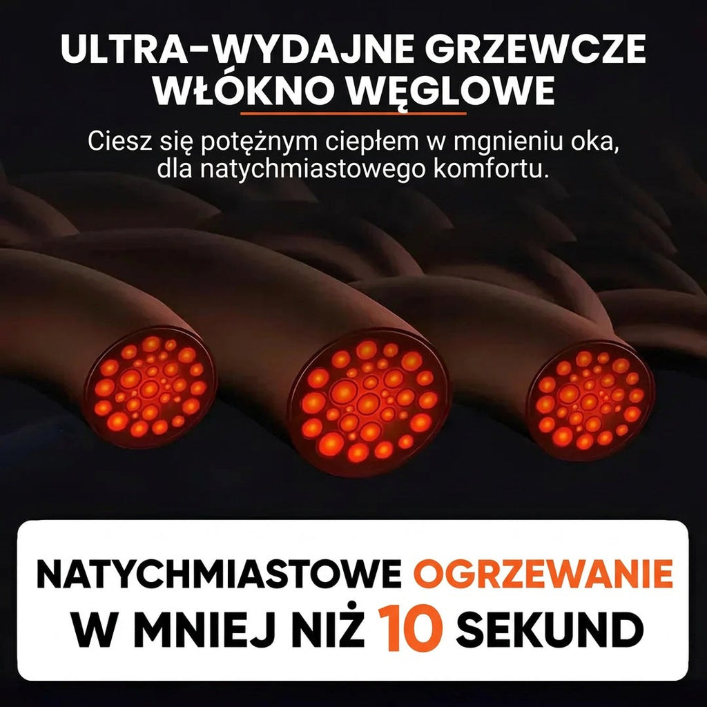 Kamizelka z podgrzewaniem dla kobiet z podwójną regulacją i 9 strefami grzewczymi