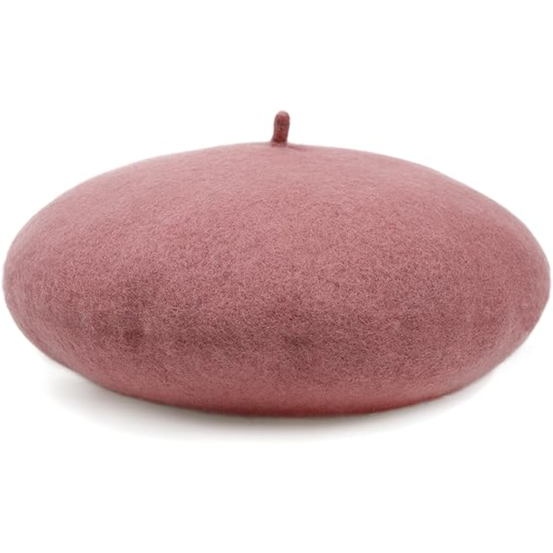 Klasyczny francuski beret wełniany Evelyne