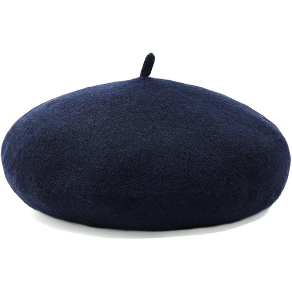 Klasyczny francuski beret wełniany Evelyne