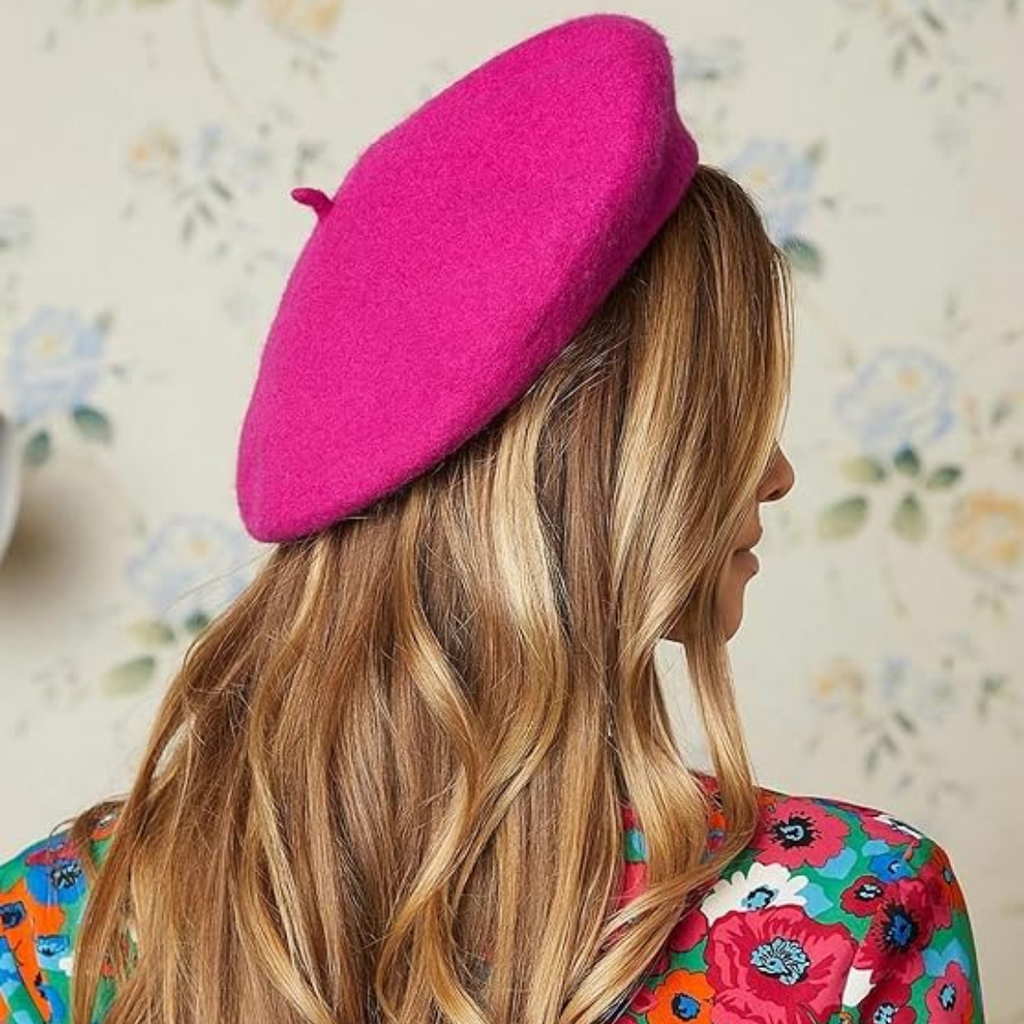 Klasyczny francuski beret wełniany Evelyne