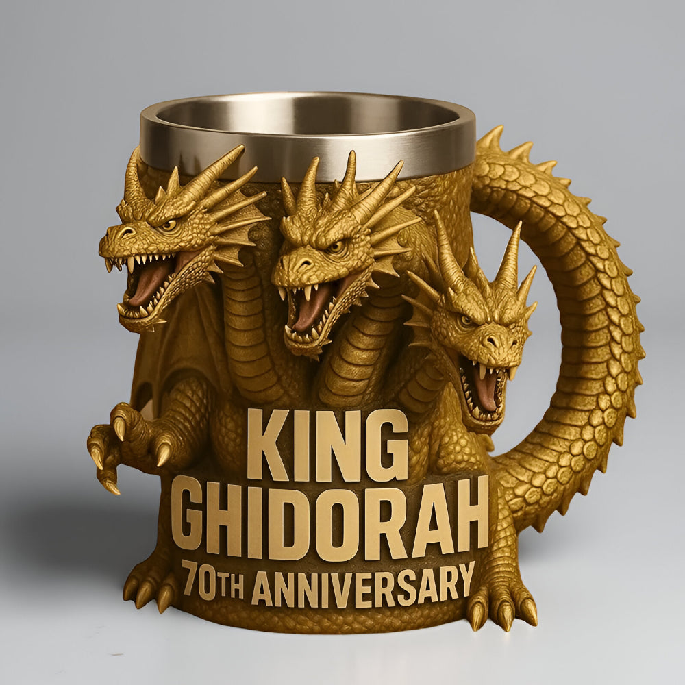 Kubek ceramiczny z figurką potwora 3D