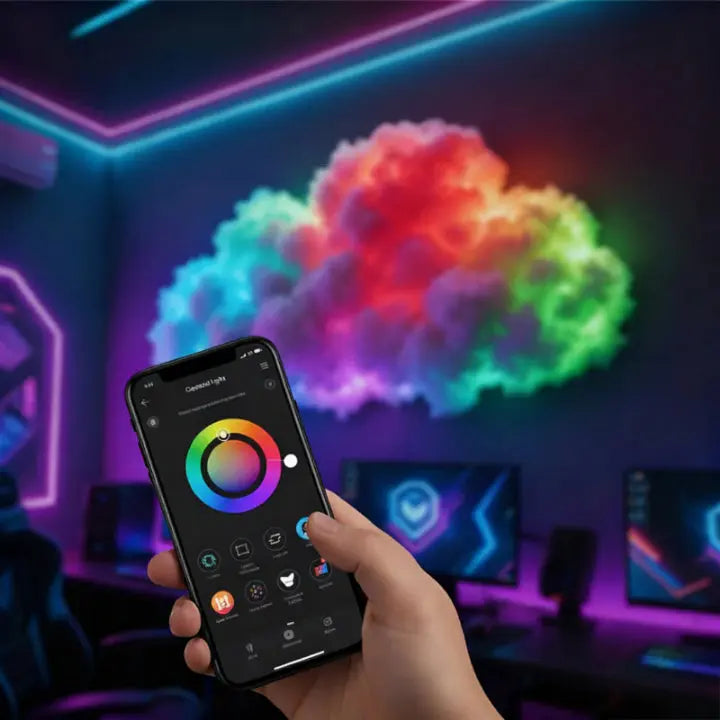 Lampa LED Cloud Magic — zanurz się w magicznym spokoju i czarujących chwilach relaksu