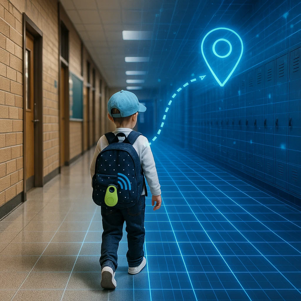 Lokalizator GPS z śledzeniem na żywo – Mini lokalizator dla dzieci, zwierząt i cennych przedmiotów, aplikacja, 5 kolorów