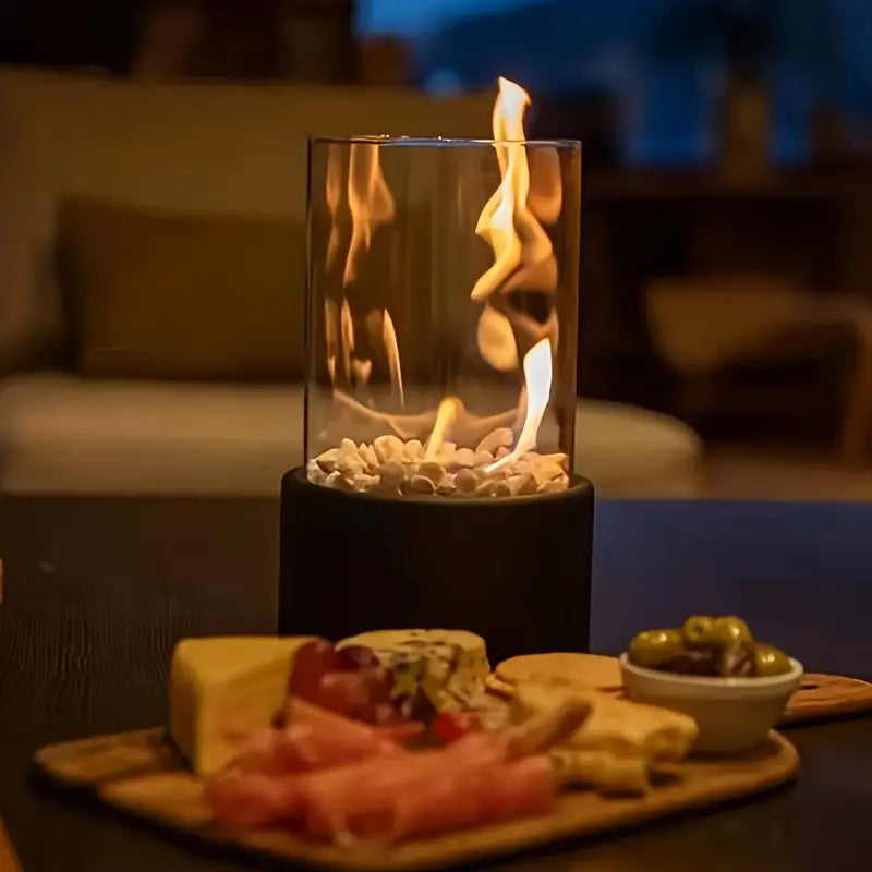 LumiFlame – nowoczesny przenośny kominek