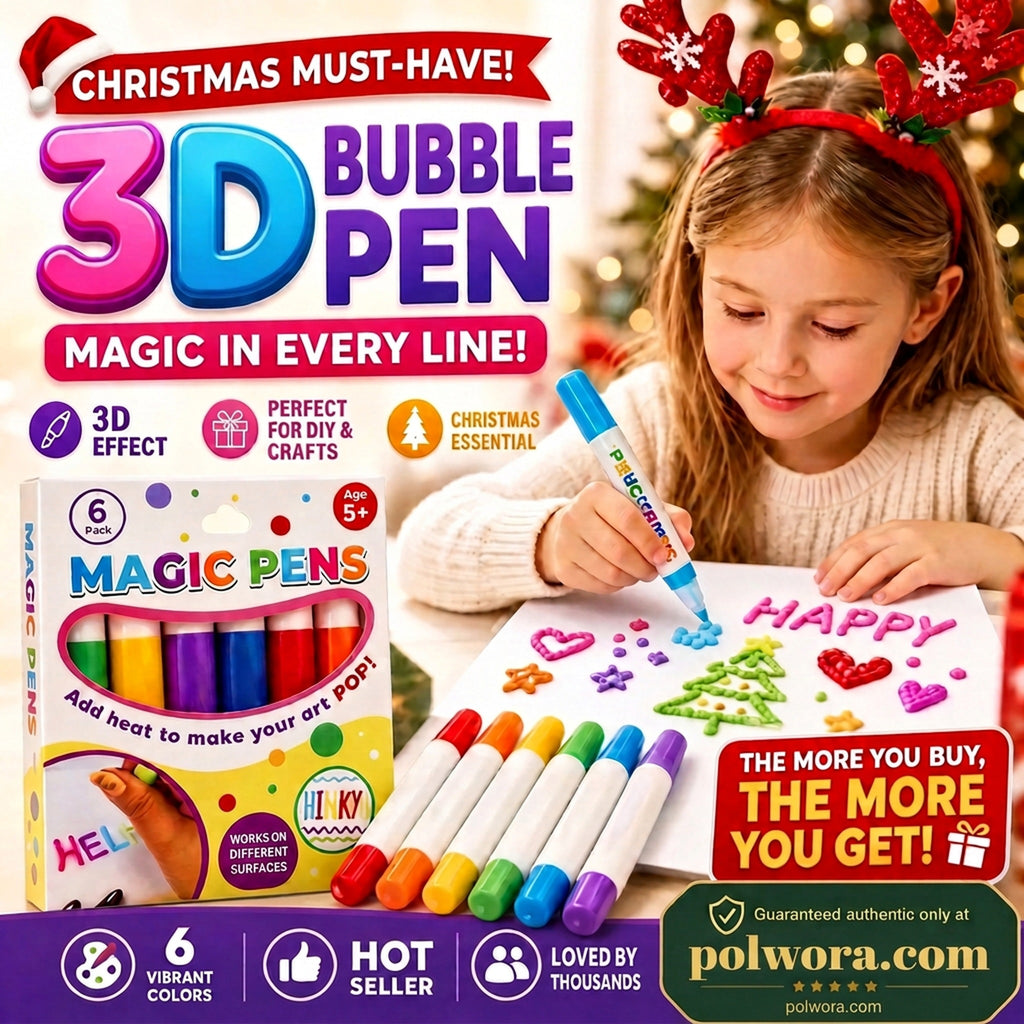 Magiczne pisaki 3D – rysuj i twórz wypukłe obrazy