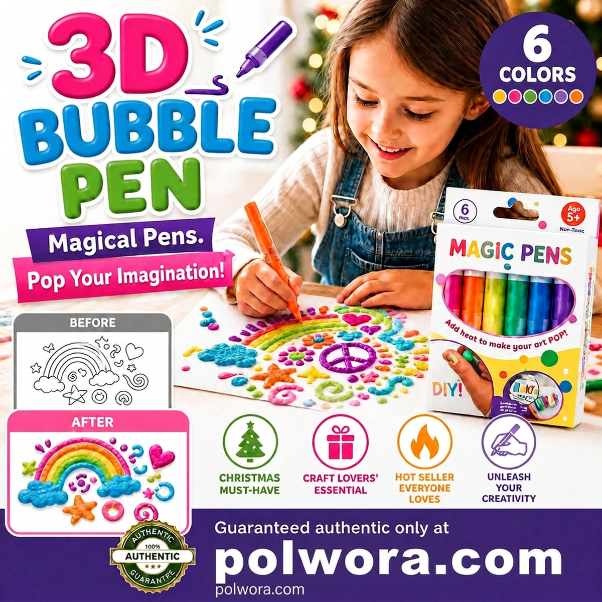 Magiczne pisaki 3D – rysuj i twórz wypukłe obrazy