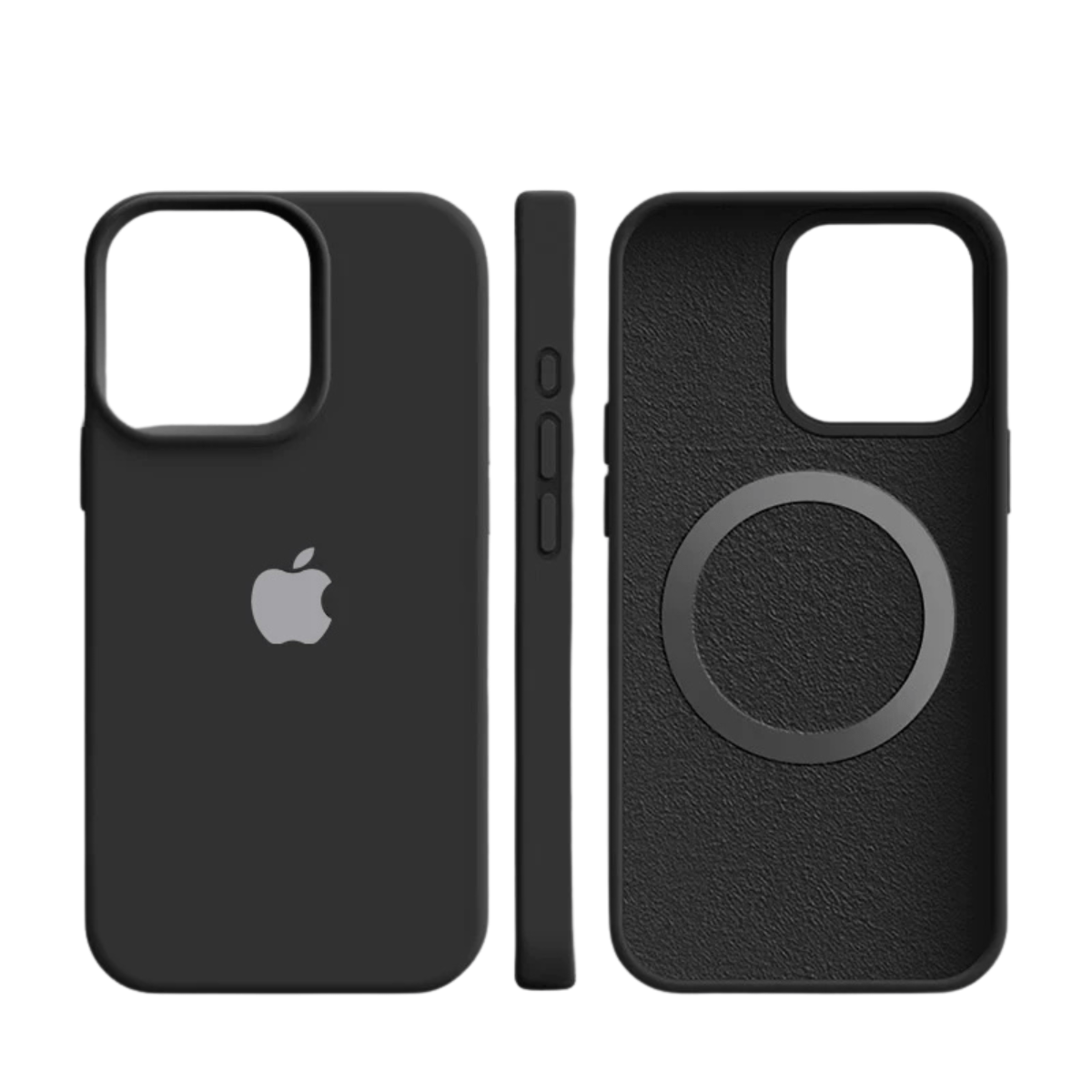 Magnetyczne etui silikonowe z powierzchnią soft-touch do iPhone'a
