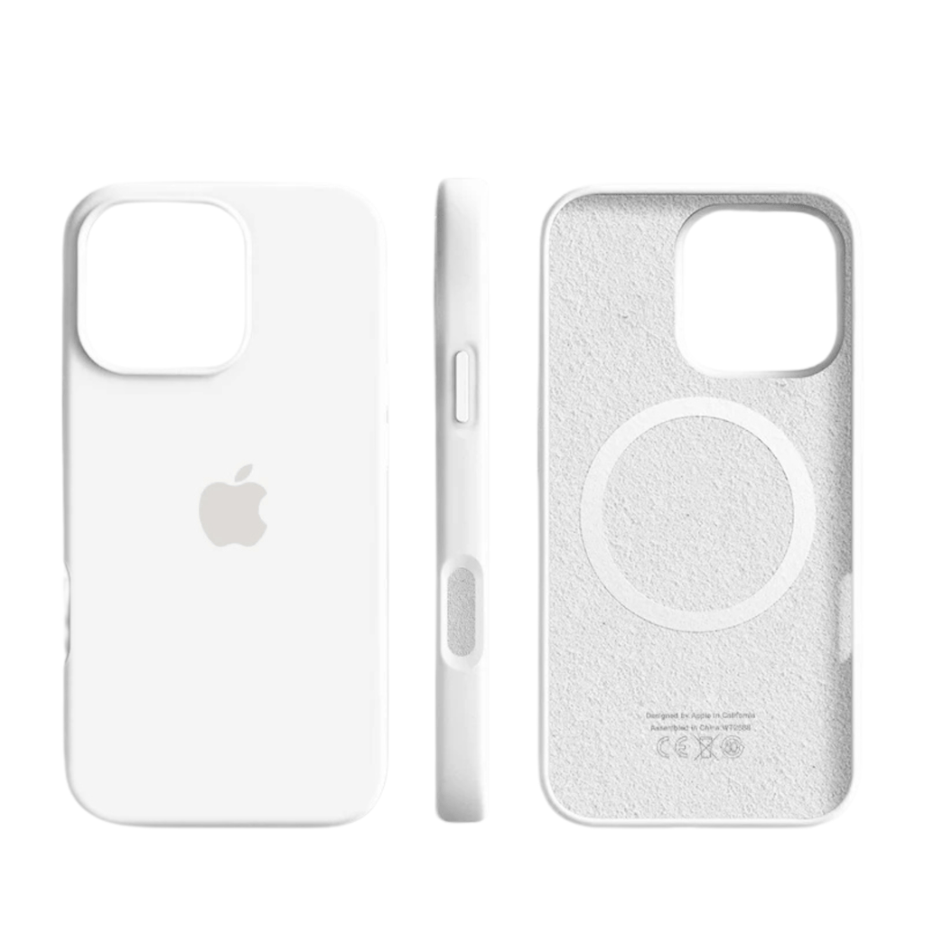 Magnetyczne etui silikonowe z powierzchnią soft-touch do iPhone'a