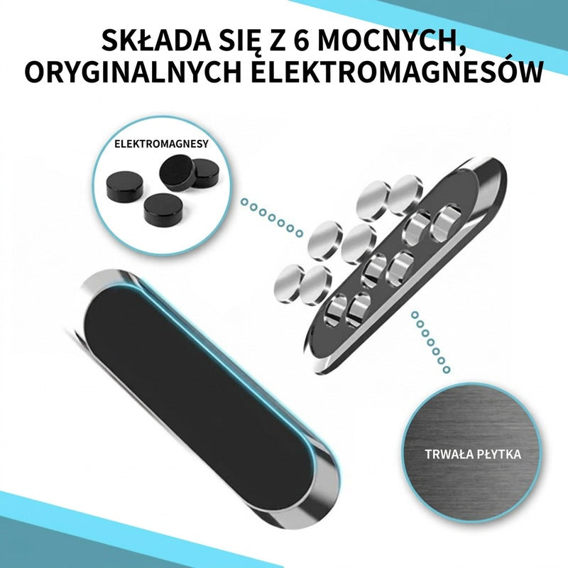 Magnetyczny uchwyt do telefonu – bez wiercenia
