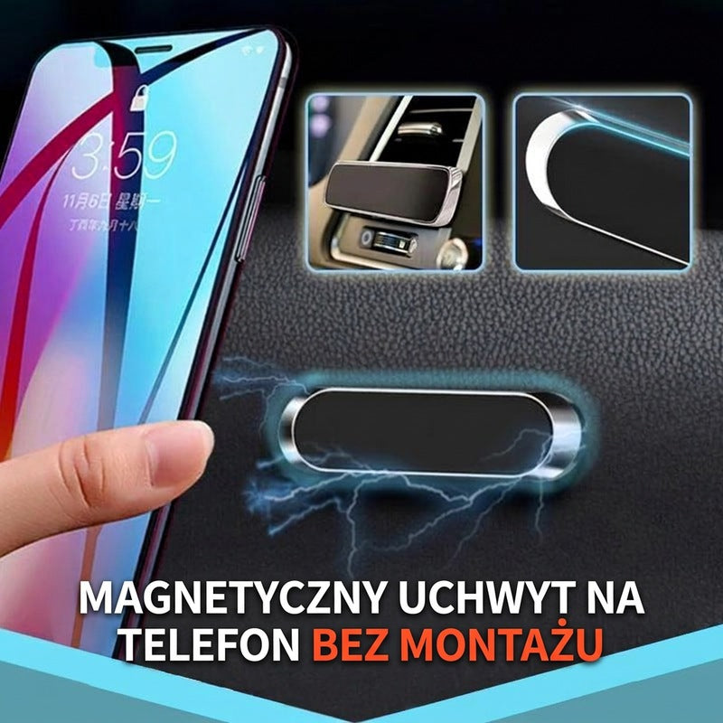 Magnetyczny uchwyt do telefonu – bez wiercenia