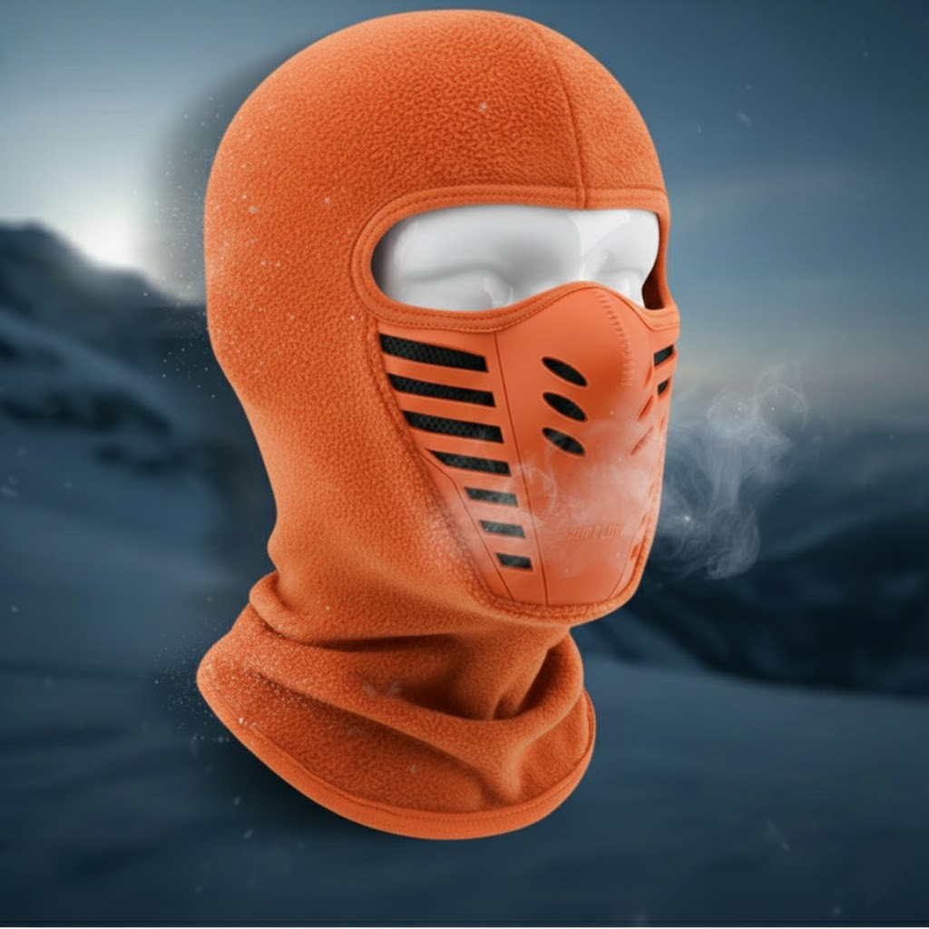 Maska na twarz zimowa termiczna wiatroszczelna pełne pokrycie sport outdoor
