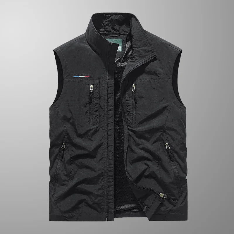 Męska kamizelka outdoor Ryan z pełnym suwakiem