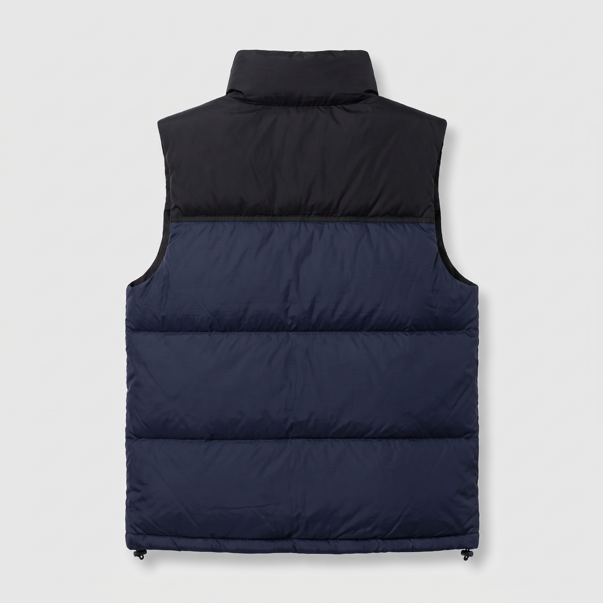 Męska kamizelka puchowa – bezrękawnik puchowy color block, moc wypełnienia 700