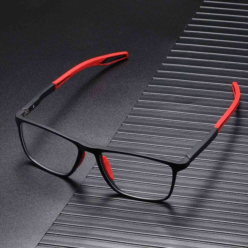 Męskie sportowe ultralekkie okulary do czytania z filtrem światła niebieskiego