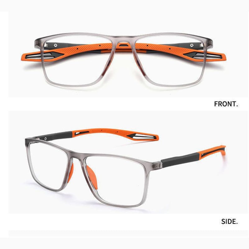 Męskie sportowe ultralekkie okulary do czytania z filtrem światła niebieskiego