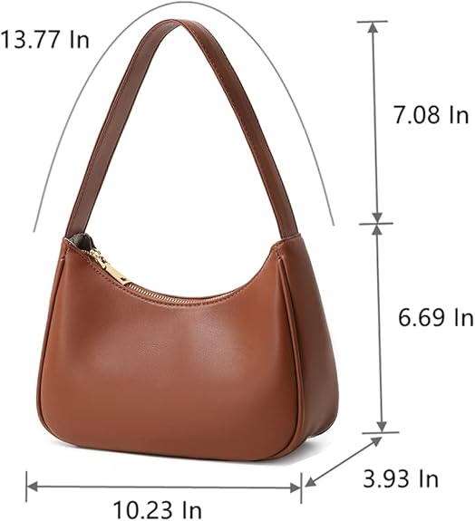 Mini torebka hobo z zamkiem – Sabrina