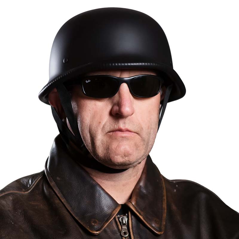 Motocyklowy kask otwarty Outlaw | certyfikat ECE i DOT