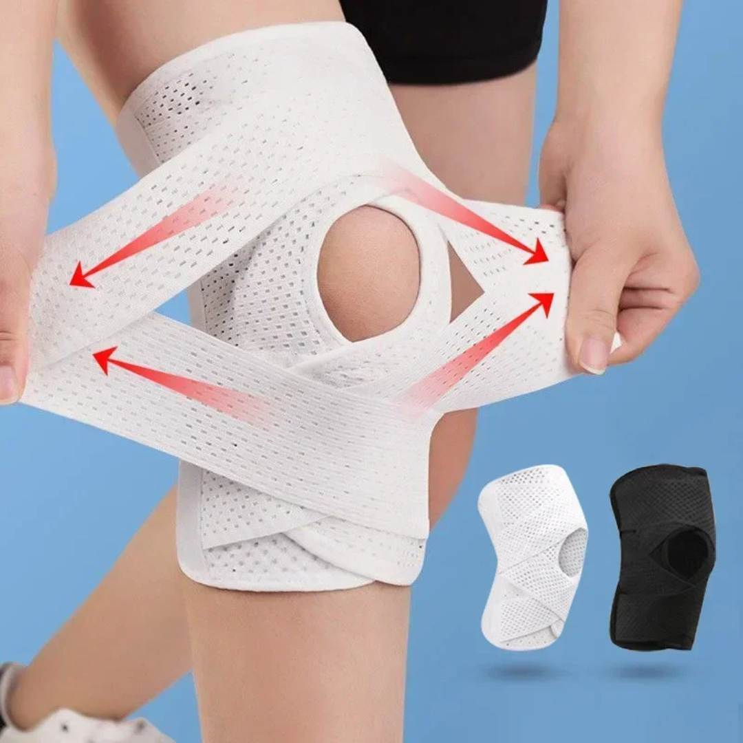Ochraniacze na kolana FlexGuard ze sprężynami kompresyjnymi i paskiem napinającym