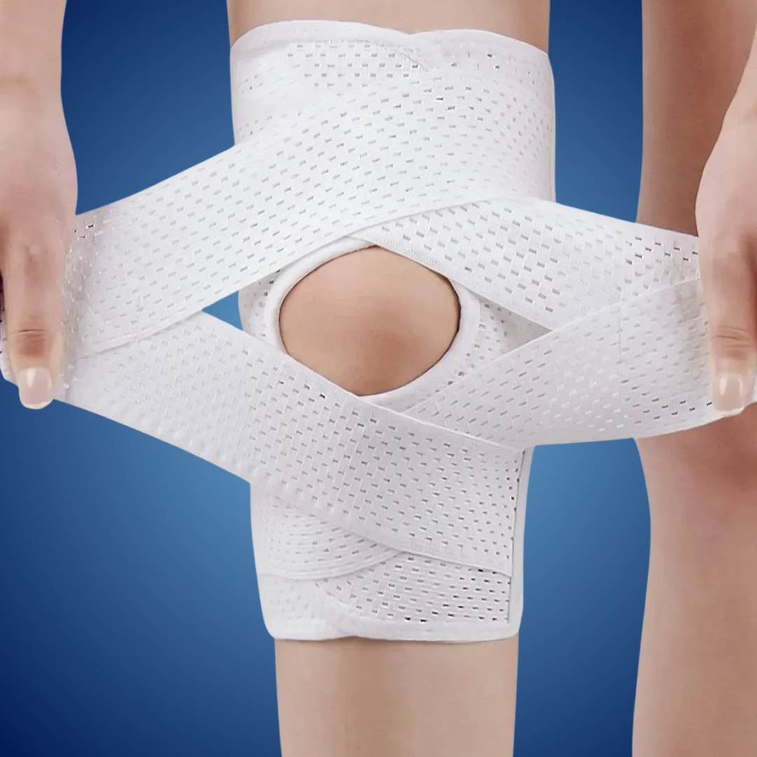 Ochraniacze na kolana FlexGuard ze sprężynami kompresyjnymi i paskiem napinającym