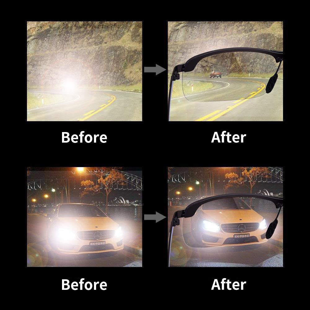 Okulary przeciwsłoneczne fotochromatyczne z polaryzacyjnymi soczewkami antyrefleksyjnymi